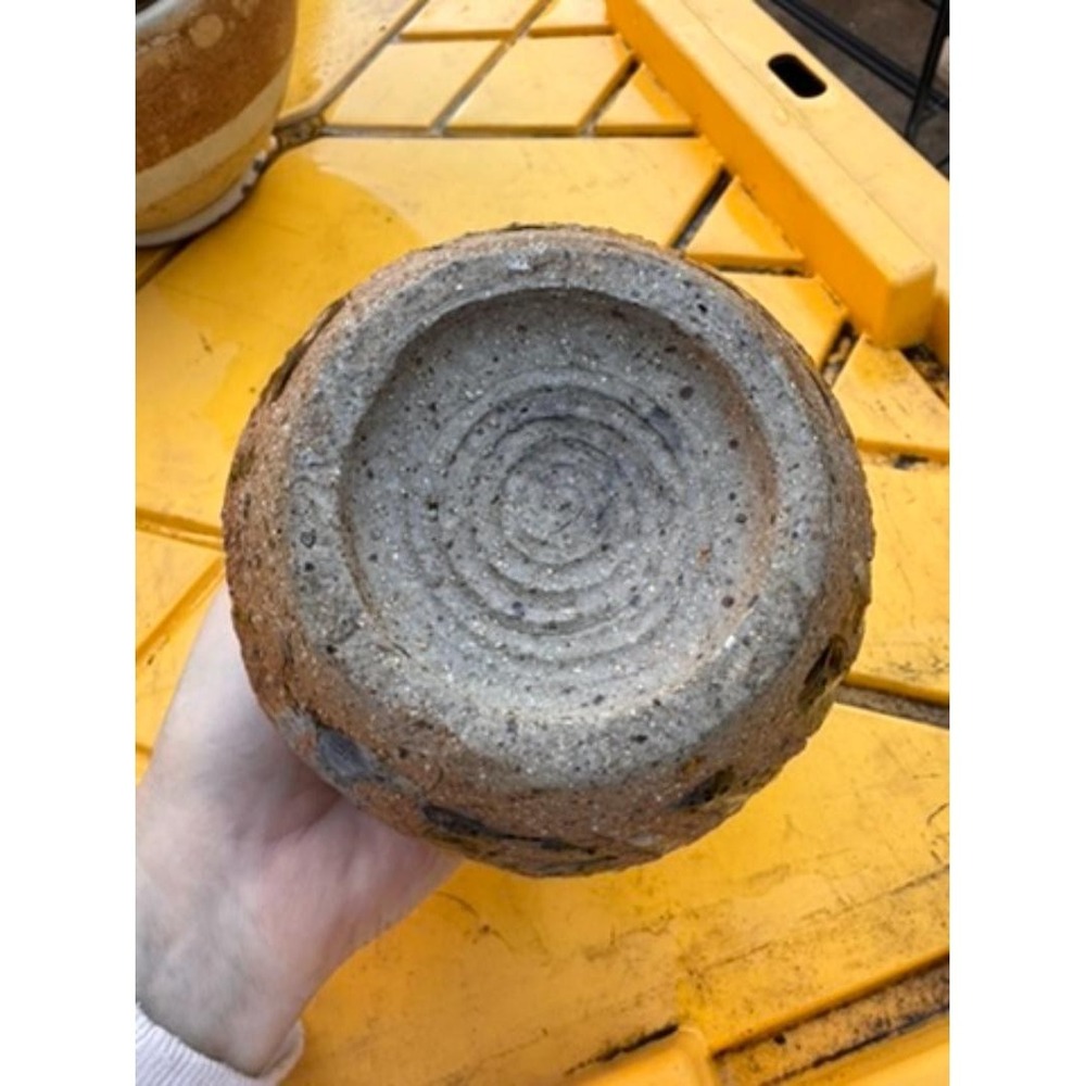 Stoneware Pot/Vase Studio Art Pottery Textured Table Top Home Decor Collectible - Picture 2 of 11